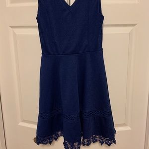 Blue Cocktail Dress